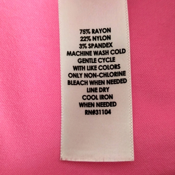 Women's Pink Pants /  Size 16 - Picture 6 of 6